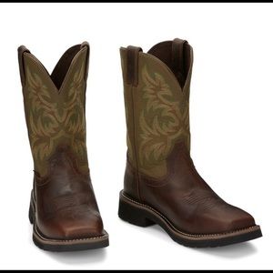 Justin Driller Steel Toe Boot